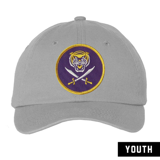 Bengals & Bandits Patch Relaxed Twill Youth Hat - Grey