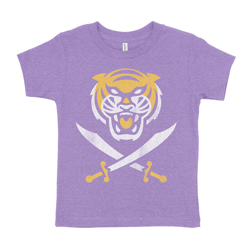 B&B Dry Goods Bengals & Bandits 'Bandit 14' Toddler T-Shirt - Purple