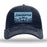 B&B Dry Goods Richardson Homegrown Sportsman's Paradise Twill Trucker Hat - Navy / White