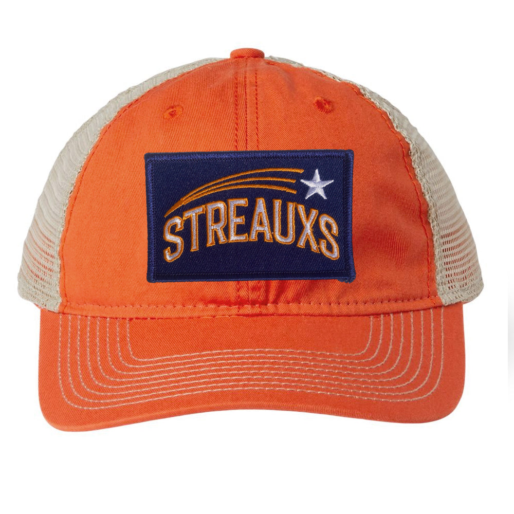 B&B Dry Goods The Game Streauxs Arch Patch Mesh Trucker Hat - Orange —  Bengals & Bandits