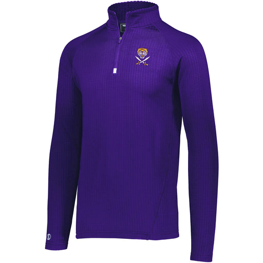 Bengals & Bandits Holloway 3D Regulate Lightweight Fleece Quarter Zip Pullover - Purple