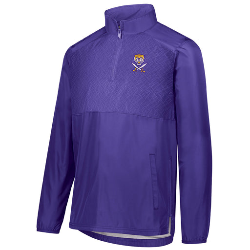 Bengals & Bandits Holloway SeriesX Water Resistant Windbreaker 1/4 Zip Pullover - Purple