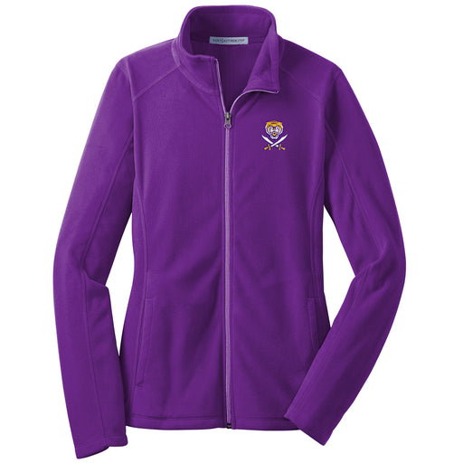 Bengals & Bandits Women's Microfleece Full Zip Jacket - Amethyst