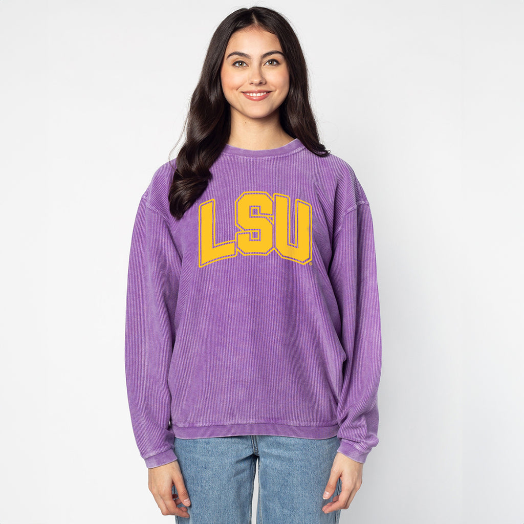 Sweatshirt Shop Lsu Corded Sweatshirt Chicka D Corded Sweatshirt