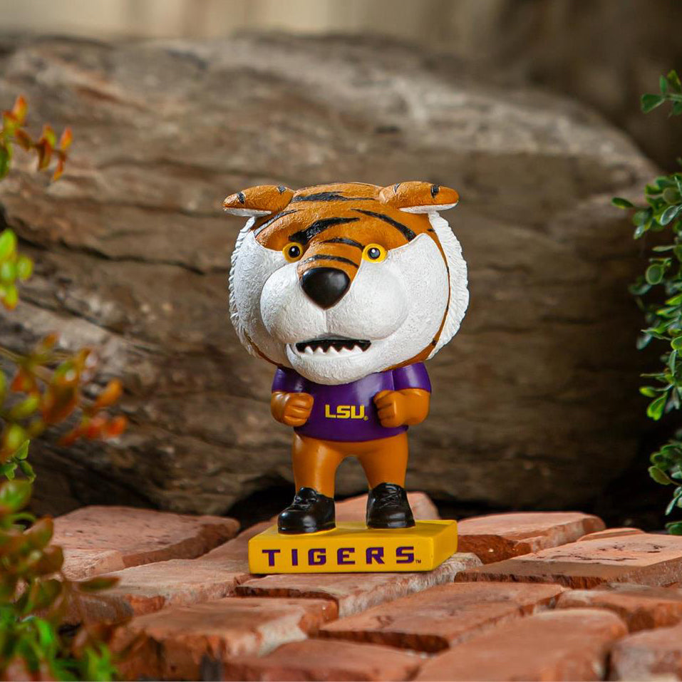 LSU Tigers Evergreen Lil Big Head Tiger Mascot Garden Statue