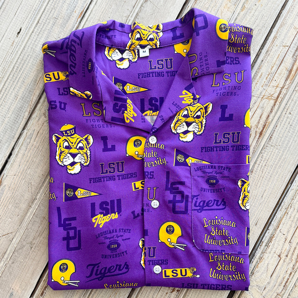 LSU Tigers NOLA Mercantile Vault Hawaiian Shirt