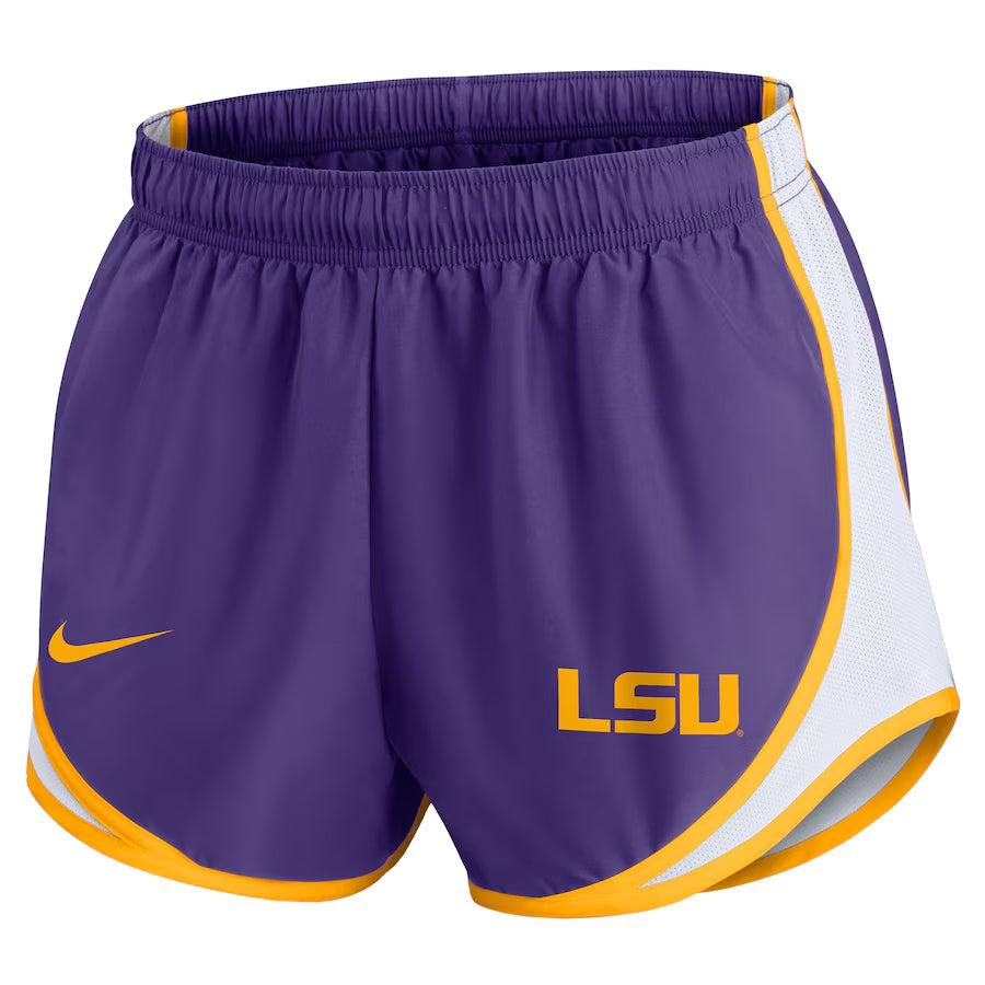 LSU Tigers Nike Women's Classic Tempo Performance Shorts - Purple