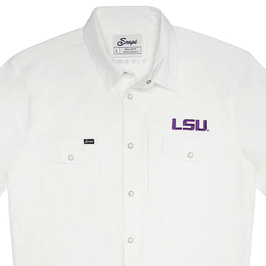 LSU Tigers Snaps Tailgater Snap Performance Shirt LSU Tigers Snaps Tailgater Snap Performance Shirt