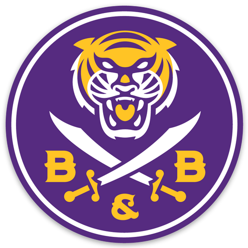 Bengals & Bandits Round 3x3 Die Cut Decal w/ B&B