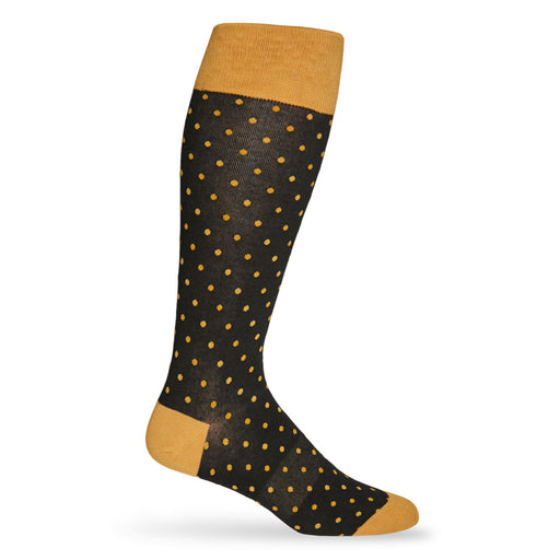 New Orleans Saints Dead Soxy Dots Dress Socks - Black