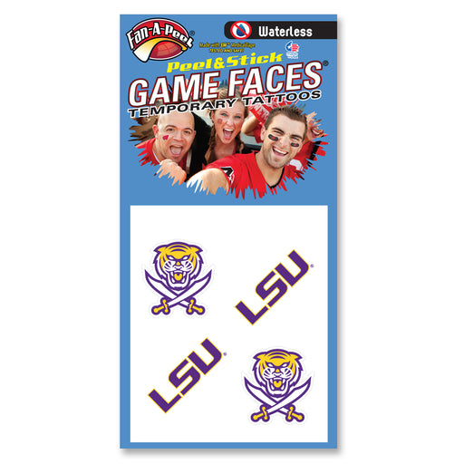 Bengals & Bandits + LSU Waterless Face Tattoos