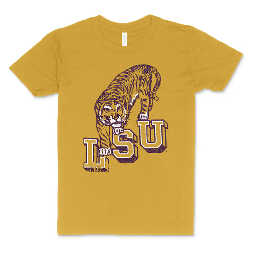 LSU Tigers Highland & State Pub Crawl Youth T-Shirt - Antique Gold