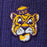 47 Brand LSU Tigers Beanie Mike Tavern Stripe Knit With Pom - Purple