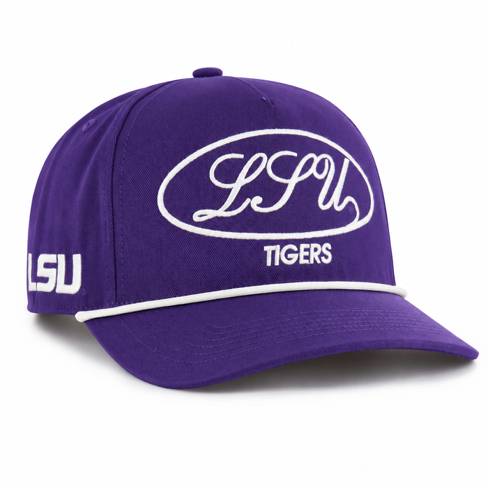 LSU Tigers 47 Foundation Hitch Five-Panel Rope Hat - Purple