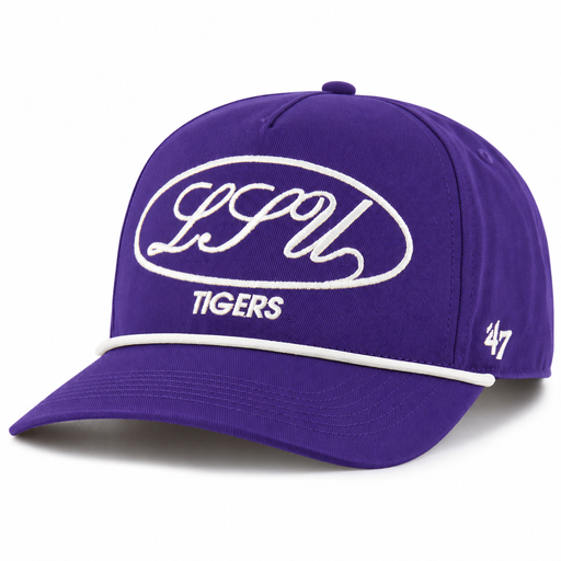 LSU Tigers 47 Foundation Hitch Five-Panel Rope Hat - Purple