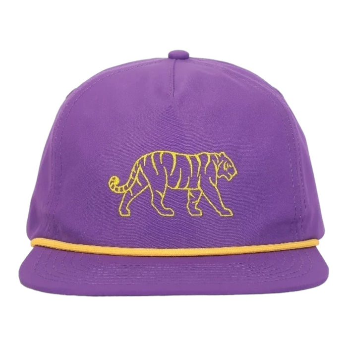 Hovi Dry Goods LSU Tigers Silhouette Lightweight Rope Hat - Purple