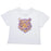 Azarhia Gameday Sequin Tiger Face Kids Boxy T-Shirt - White