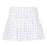 Azarhia Gameday Tiger Paw Mini Pleated Kids Skort - White