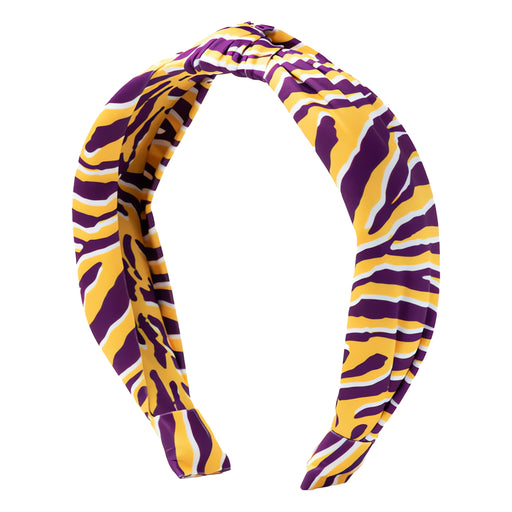 Azarhia Top Knot Headband - Tiger Stripe