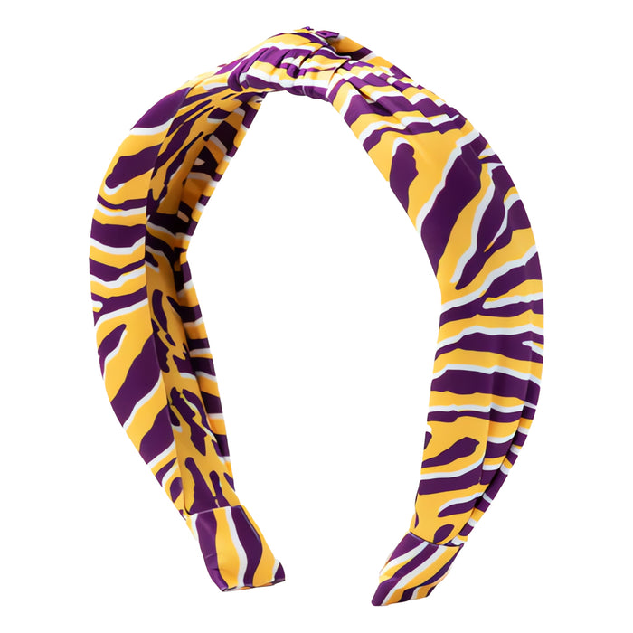 Azarhia Top Knot Headband - Tiger Stripe