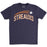 B&B Dry Goods H-town Baseball Streauxs Arch T-Shirt - Storm Blue