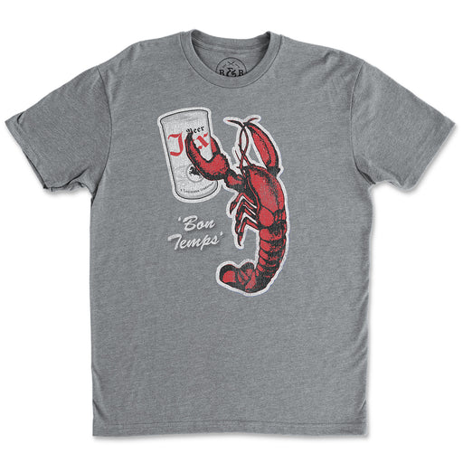 B&B Dry Goods Homegrown Louisiana Good Times T-Shirt - Grey