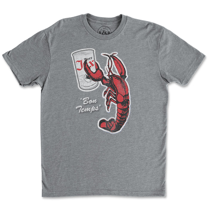 B&B Dry Goods Homegrown Louisiana Good Times T-Shirt - Grey