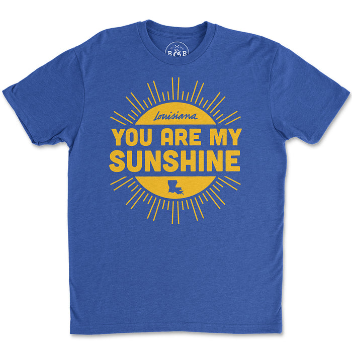 B&B Dry Goods Homegrown Louisiana Sunshine T-Shirt - Royal