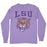 B&B Dry Goods LSU Tigers 78 Tiger Arch Garment Dyed Long Sleeve T-Shirt - Violet