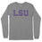 B&B Dry Goods LSU Tigers Athletic Block Long Sleeve T-Shirt - Grey