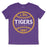 B&B Dry Goods LSU Tigers Baseball Laces Youth T-Shirt - Purple