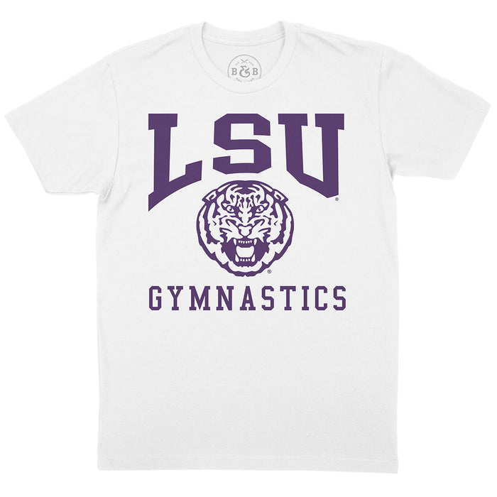 B&B Dry Goods LSU Tigers Gymnastics Rep T-Shirt - White
