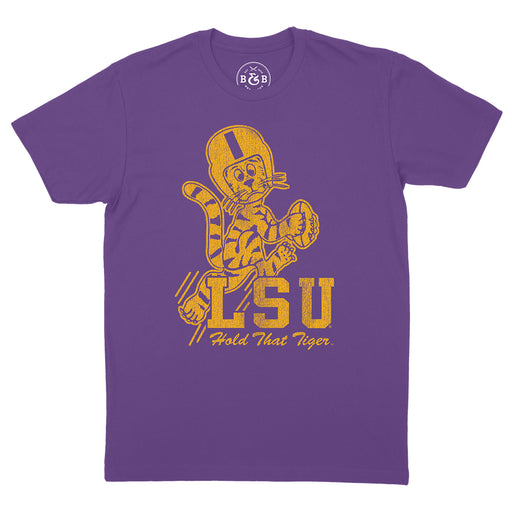 B&B Dry Goods LSU Tigers Hold That Tiger T-Shirt - Purple