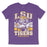 B&B Dry Goods LSU Tigers QB Mike Football Stadium Youth T-Shirt - Purple