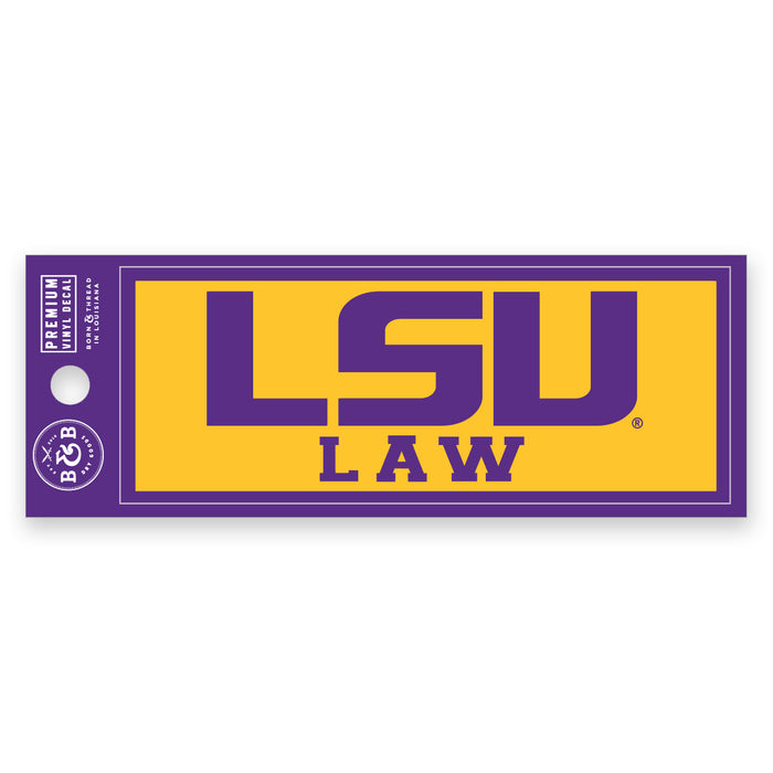 Lsu Address Labels B&B Dry Goods LSU Tigers Rep Premium Vinyl Decal - Law — Bengals & Bandits