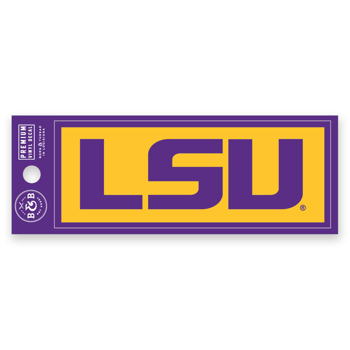 Lsu Address Labels B&B Dry Goods LSU Tigers Rep Premium Vinyl Decal - LSU — Bengals & Bandits