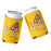 B&B Dry Goods LSU Tigers Retro Step Stitched Neoprene Sublimated Double Sided Can Holder / Koozie - Gold