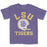 B&B Dry Goods LSU Tigers Retro Tiger Football Helmet Garment Dyed T-Shirt - Grape