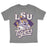 B&B Dry Goods LSU Tigers Slugger Mike Diamond Baseball Youth T-Shirt - Heather Grey