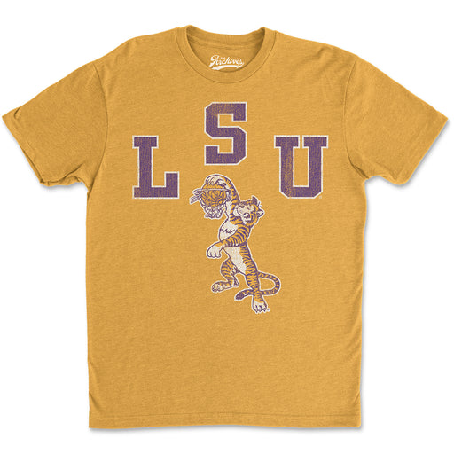 Bandana vintage 1970s sports Louisiana TIGERS Bengali LSU