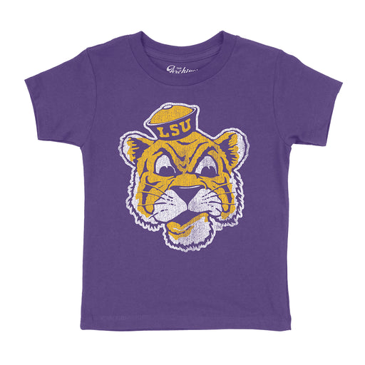 B&B Dry Goods LSU Tigers The Archives Beanie Mike Toddler T-Shirt - Purple