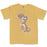 B&B Dry Goods LSU Tigers The Archives Dunking Tiger Garment Dyed T-Shirt - Mustard