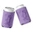 B&B Dry Goods LSU Tigers The Archives Pennant Mike Stitched Neoprene Sublimated Double Sided Can Holder / Koozie - Lavender