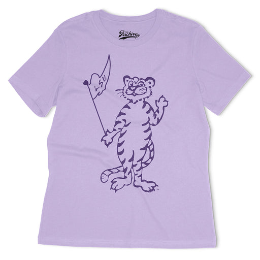 B&B Dry Goods LSU Tigers The Archives Pennant Mike Women's T-Shirt - Lavender