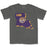 B&B Dry Goods LSU Tigers The Archives Round Vault State Garment Dyed T-Shirt - Pepper