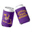 B&B Dry Goods LSU Tigers The Archives Round Vault State Stitched Neoprene Sublimated Double Sided Can Holder / Koozie - Purple