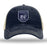 B&B Dry Goods Richardson Homegrown Nutria Twill Trucker Hat - Navy / Khaki