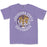 B&B Dry Goods LSU Tigers The Archives Vault Circle Text Garment Dyed T-Shirt - Violet