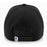 Bayou Birdie LA Helmet Perforated Performance Flat 6-Panel Hat - Black
