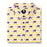 Bayou Birdie Silhouette Tiger Gameday Pattern Performance Polo - Purple / Gold